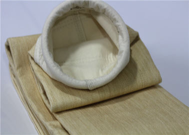 Porcellana Sacchetto filtro di Aramid di rimozione di polvere per la dimensione su misura di montaggio di metallo con la tela di Aramid fornitore