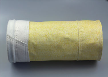 Porcellana Il sacchetto filtro tessuto di Aramid, il Meta Aramid ha ritenuto la temperatura di lavoro dei calzini 100-260°C della fibra fornitore