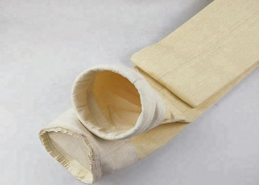 Porcellana Ptfe ha ricoperto la perforazione non tessuta di alluminio dell'ago della struttura del sacchetto filtro di Nomex del collettore di polveri fornitore