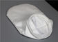 L'olio sacchetto filtro da 200 micron, filtro industriale colpisce con forza il colore bianco materiale del poliestere fornitore