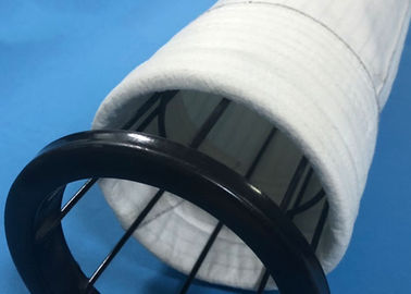 Porcellana Tipo inferiore rotondo del sacchetto filtro del feltro del poliestere del collettore di polveri con la membrana di PTFE fabbrica