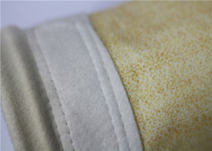 Il sacchetto filtro tessuto di Aramid, il Meta Aramid ha ritenuto la temperatura di lavoro dei calzini 100-260°C della fibra