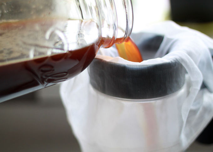 Allungamento liquido del sacchetto filtro della maglia di nylon alto per il filtraggio del latte del dado del tè del caffè